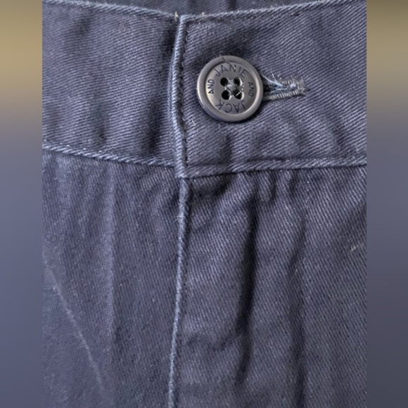 Janie and Jack Navy Cotton Pants Airplane 4T - Picture 2 of 6